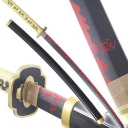 Demon Slayer Katana en Bois Lame en Bois Katana Yoriichi Sabre Kimetsu No Yaiba Epee Yorichi Tsugiku