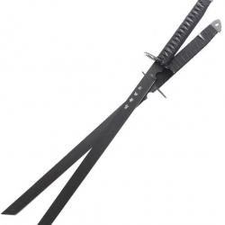 Double Epee Ninja Black - Ninjato 2 en 1 Sabre Repliksword