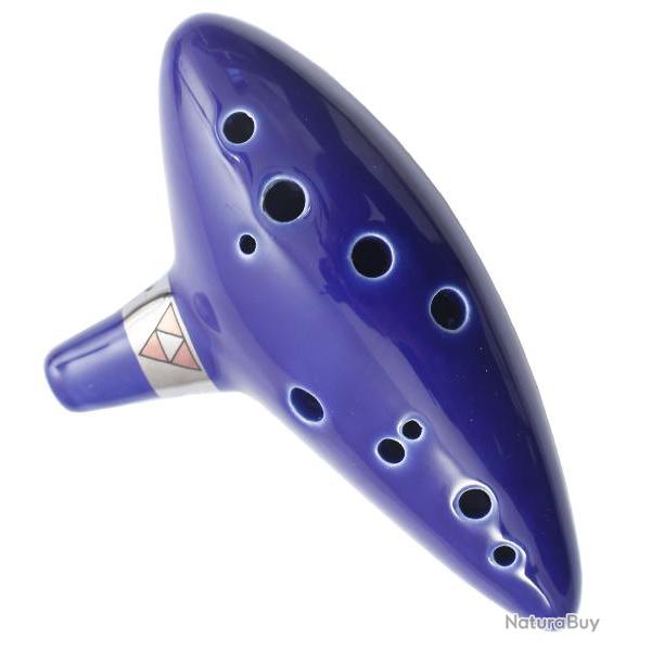 Zelda Ocarina du Temps Flute en Cramique Link Repliksword