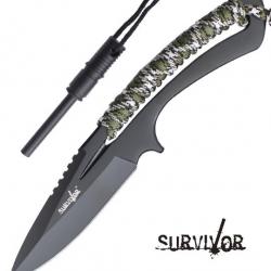 Petit Couteau de Survie et Allume Feu HK-767CA Repliksword