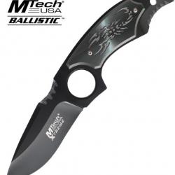 Couteau Scorpion Noir Xtreme Ballistic MX-8078BGY Couteau Fantasy Repliksword