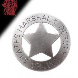 Etoile de Marshal Chef de Police Badge Replique Acier ET107 Repliksword