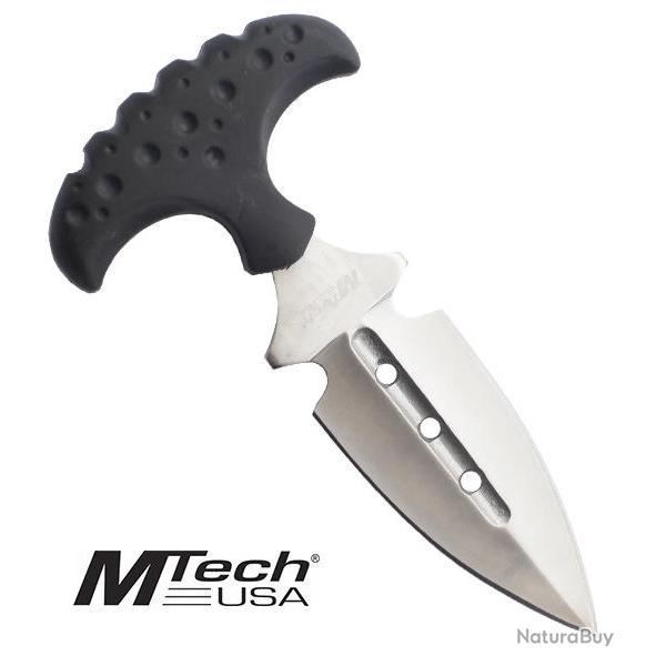 Couteau Push Dagger Tactique Silver MT-20-41SL Repliksword