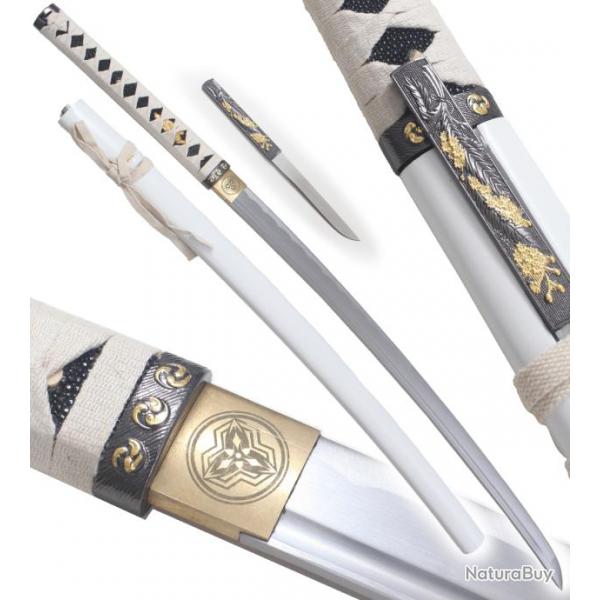 Danzan Shirasaya Forg Edition White Sabre Tranchant Epee - Maru 1045 Repliksword