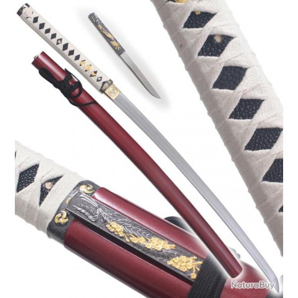 Danzan Shirasaya Forg Edition Red Sabre Tranchant Epee - Maru 1045 Repliksword