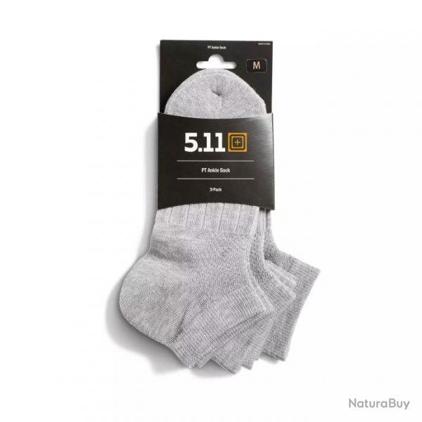 Lot 3 Paires de Chaussettes Sport Courtes S Noir (019)