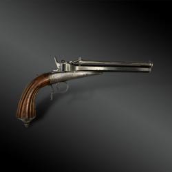 PISTOLET à système Colette - Liège, Belgique - XIXème siècle