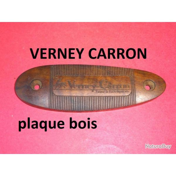 plaque de couche de crosse bois fusil VERNEY CARRON - VENDU PAR JEPERCUTE (JO569)