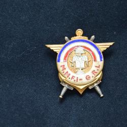 INSIGNE MISSION MILITAIRE FRANCO INDOCHINOISE-GR LAOS-EXTREME ORIENT-INDOCHINE