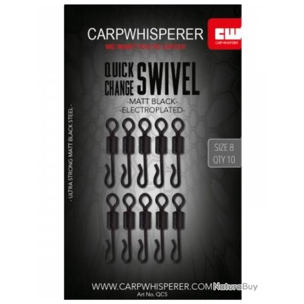 CARP WHISPERER - QUICK CHANGE SWIVEL