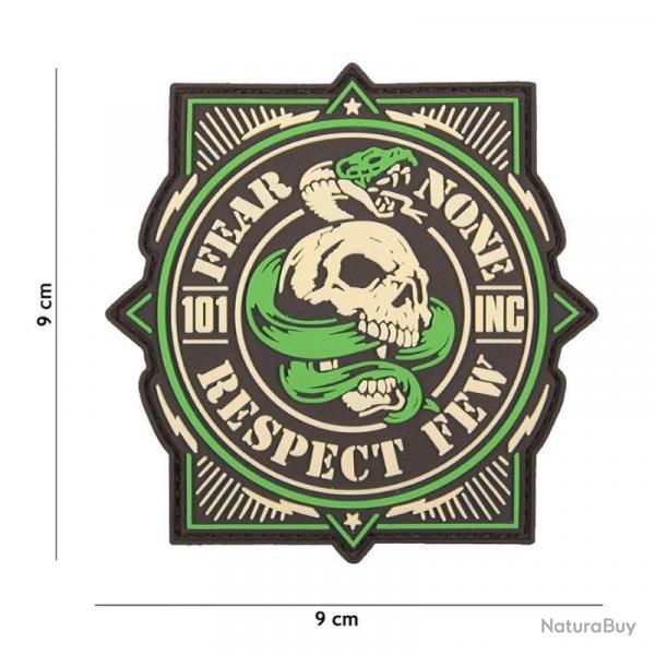 Patch 3D PVC Fear None (101 Inc)