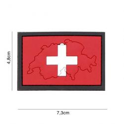 Patch 3D PVC Suisse avec Contour (101 Inc)