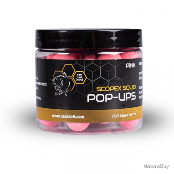 Pop Up NASH Scopex Squid 15mm 75g Pink