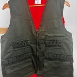 Gilet de Chasse Vercors Réversible Vert/Orange