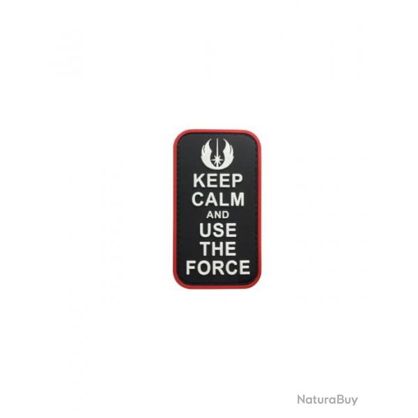 PATCH PVC KEEP CALM AND USE THE FORCE