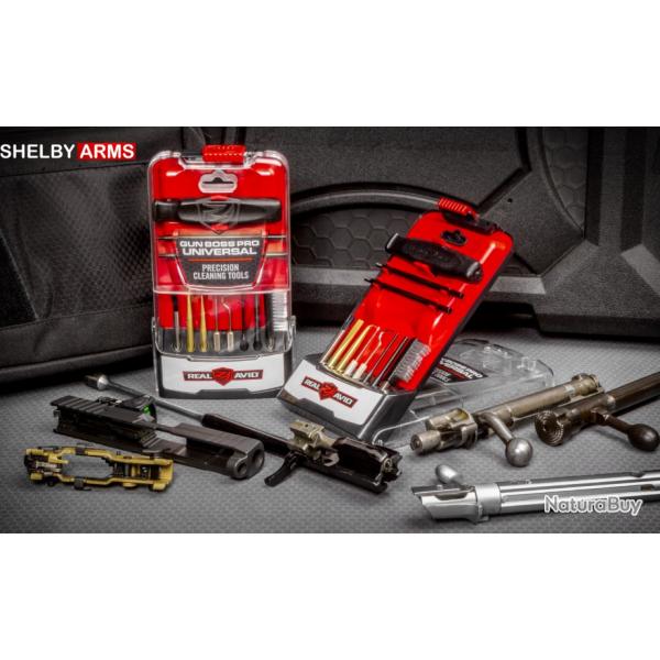 KIT DE NETTOYAGE OUTILS DE PRECISION - GUN BOSS PRO REAL AVID