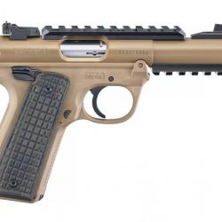 Pistolet RUGER MARK IV 22/45 Tactical Cerakote Brown calibre 22 Lr