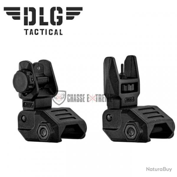 Organes de Vise DLG TACTICAL Flip-up Bas Rglables