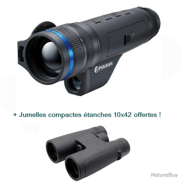 Monoculaire thermique PULSAR TELOS LRF XG50 + Jumelles 10x42 offertes !