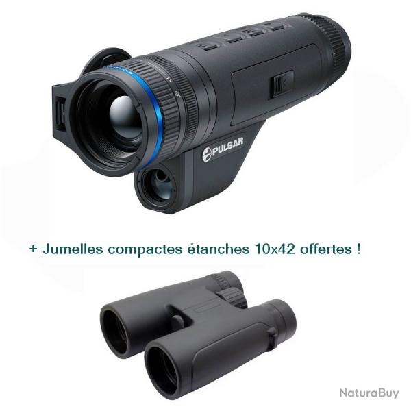 Monoculaire thermique PULSAR TELOS LRF XQ35 + Jumelles 10x42 offertes !