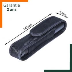 Etui pour lampe torche - Noir - Garantie 2 ans - Livraison rapide