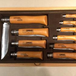 Coffret collection de couteaux de marque OPINEL