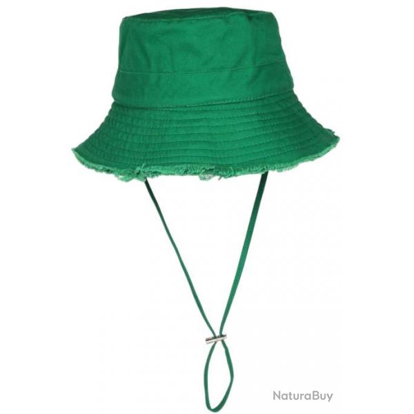 Chapeau Bob Ficelle Vert Prestige en Coton Urban Myxjack Taille unique Vert