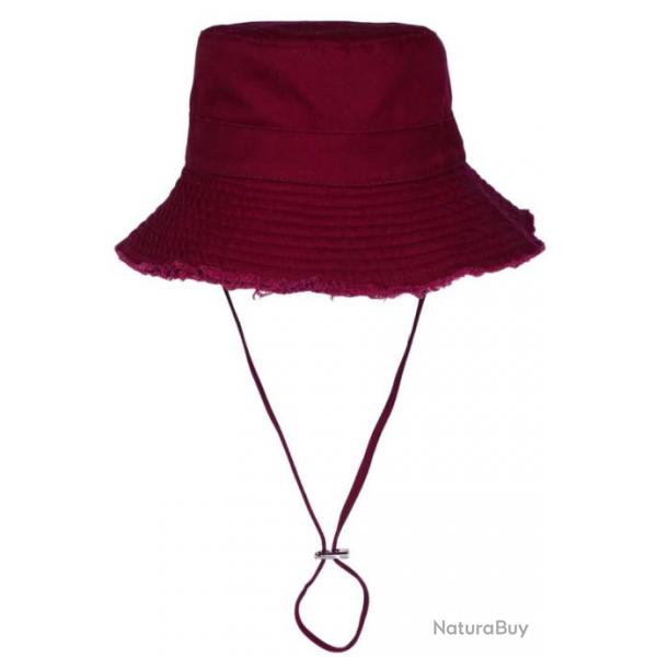 Chapeau Bob Ficelle Rouge Bordeaux Prestige en Coton Urban Myxjack Taille unique Rouge