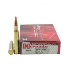 Cartouches HORNADY 30-06 SPRINGFIELD SST 150grs SUPERFORMANCE - 81093 - Boite de 20 unités