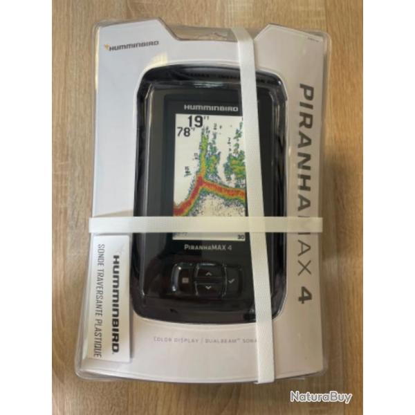 Pack sondeur humminbird piranha max 4 + sonde traversante plastique