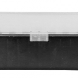 Boîte de rangement Megaline transparent - Noir / 22LR - 25 ACP / 100