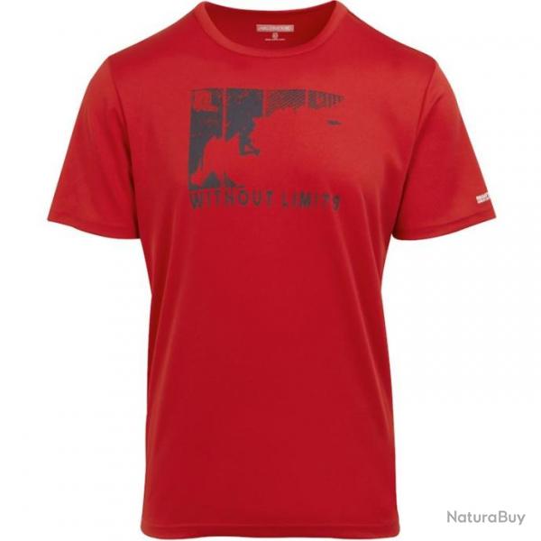 T shirt Regatta Fingal VIII rouge fonc