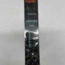 2 bas de ligne carpe Rok Stiff Rig 4 Curve Shank