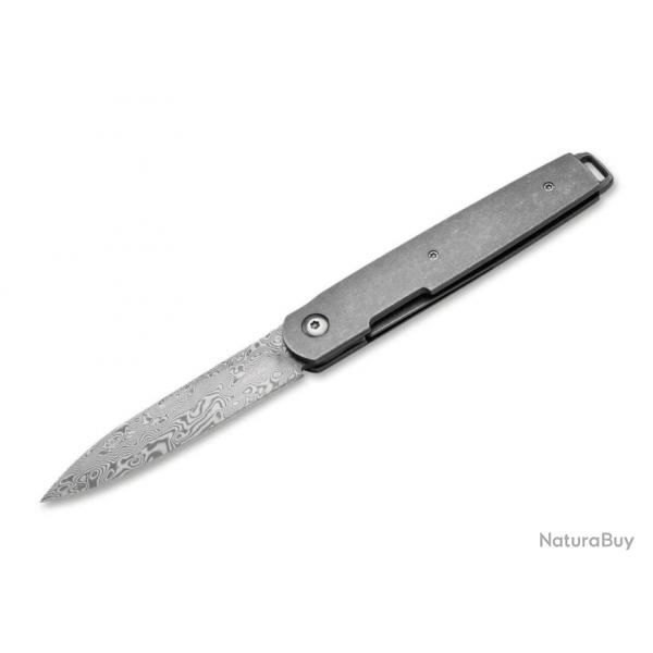 Couteau de poche Boker Plus LRF Damascus