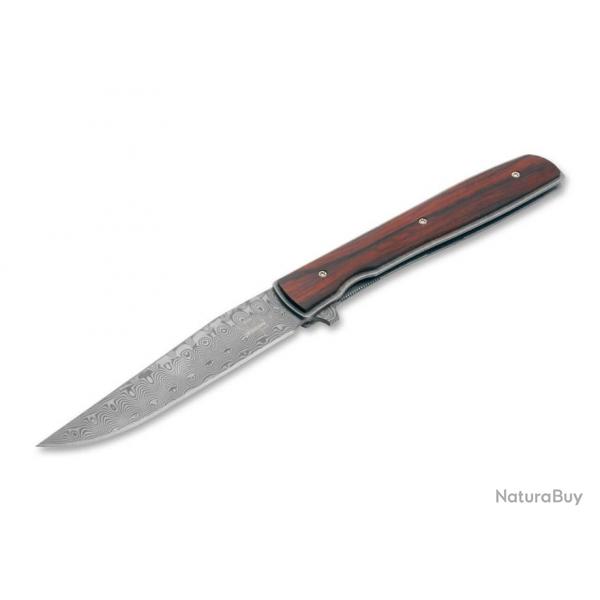 Couteau de poche Boker Plus Urban Trapper Cocobolo Damascus