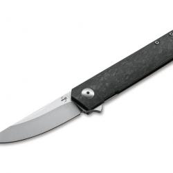 Couteau de poche Boker Plus Kwaiken Compact Flipper Marble Carbon