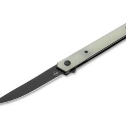 Couteau de poche Boker Plus Kwaiken Air Mini G10 Jade