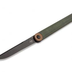 Couteau de poche Boker Plus Kaizen Green Canvas Micarta