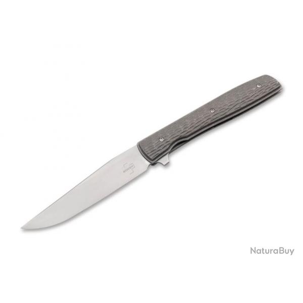 Couteau de poche Urban Trapper Jigged Titanium Boker Plus