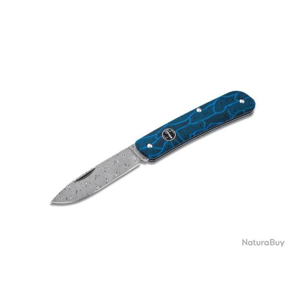 Couteau de poche Boker Plus Tech Tool Blue Damast