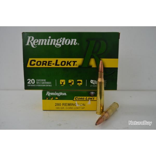 1 boite de balles Remington calibre 280rem 165gr