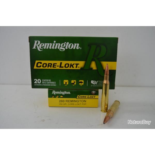 1 boite de balles Remington calibre 280rem 150gr