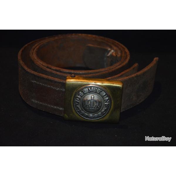 CEINTURON ALLEMAND PRUSSE Mle 1895-GERMAN BELT INFANTRY 1 WW-GRANDE GUERRE 1914/1918