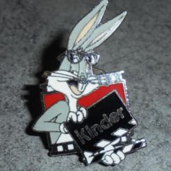 PIN'S KINDER BUGS BUNNY - DEMONS & MERVEILLES - 1991 - WARNER BROS Cinéma