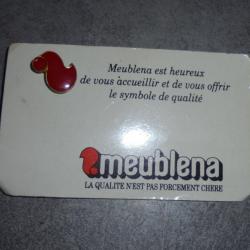 PIN'S MEUBLENA MAGASIN MEUBLE + CARTE de VISITE Décoration Ameublement Mobilier