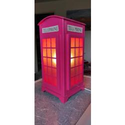 lampe cabine de telephone style londre