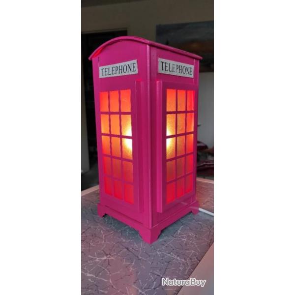 lampe cabine de telephone style londre