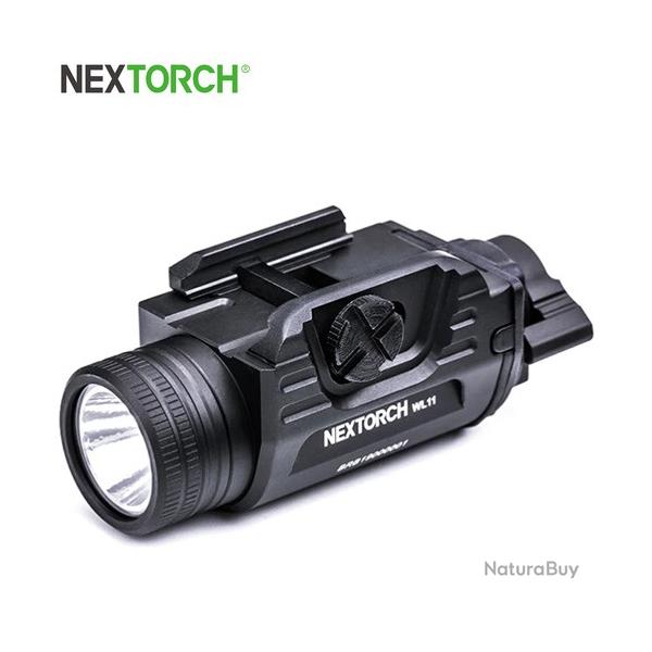 Lampe arme de poing Nextorch WL11 - 650Lumens - Fixation sur rail