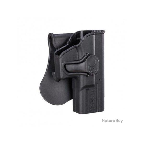 Holster CQC CZ75D / SP01 Droitier Noir (Amomax)