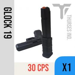 Extension chargeur glock 19 9mm talon ralonge 30 coups THURSES INDUSTRIES